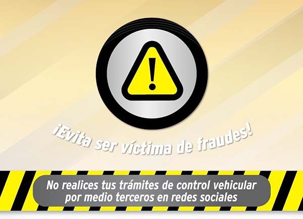 Exhortan a prevenir fraudes en pagos de Control Vehicular