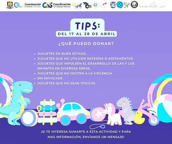 Convoca UAdeC a colecta de juguetes