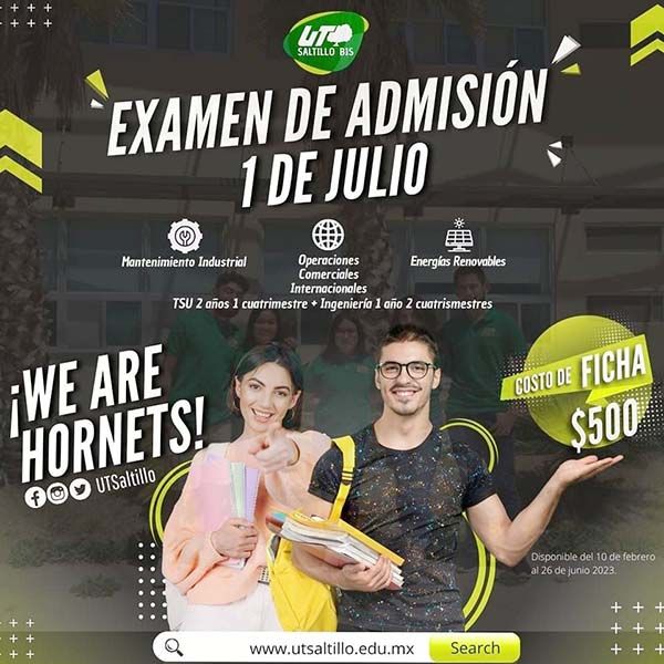 Mantiene Universidad admisiones hasta junio