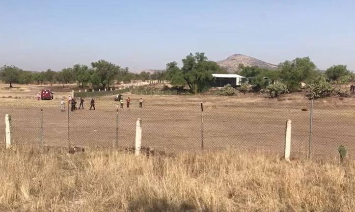 Trasladan a hospital a la menor herida en incendio de globo aerostático en Teotihuacán