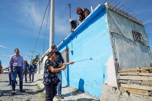 Supervisan embellecimiento en viviendas de El Mirador