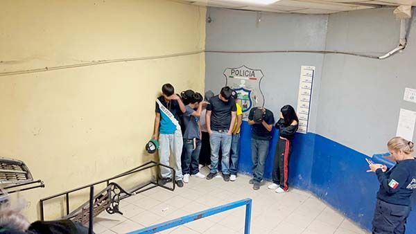 Atrapan por diablura a nueve infractores