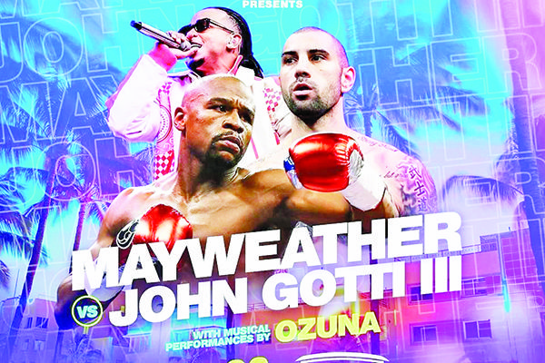 Peleará Mayweather contra nieto de un mafioso