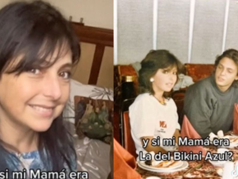 Joven encuentra fotos de su mamá con Luis Miguel; “¿y si era la del bikini azul?”