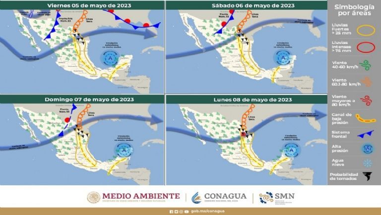 Atención Coahuila, Nuevo León y Tamaulipas: | MAPA