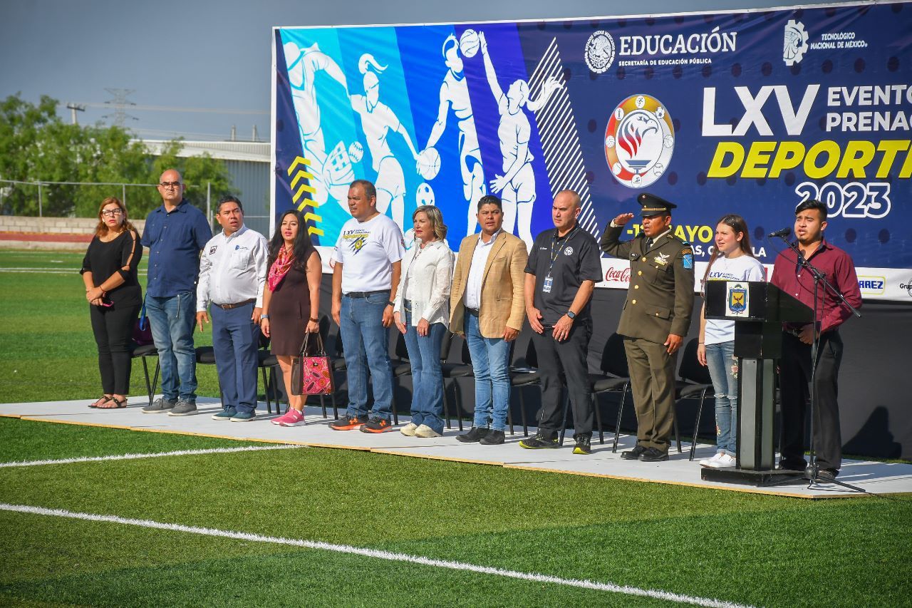 INAUGURAN LXV EVENTO PRENACIONAL DEPORTIVO DE LOS INSTITUTOS TECNOLÓGICOS EN LA UNIDAD DEPORTIVA