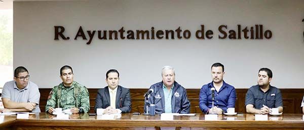 Coordinación es clave para un Saltillo seguro: Fraustro