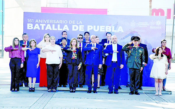 Conmemoran 161 años de la Batalla de Puebla