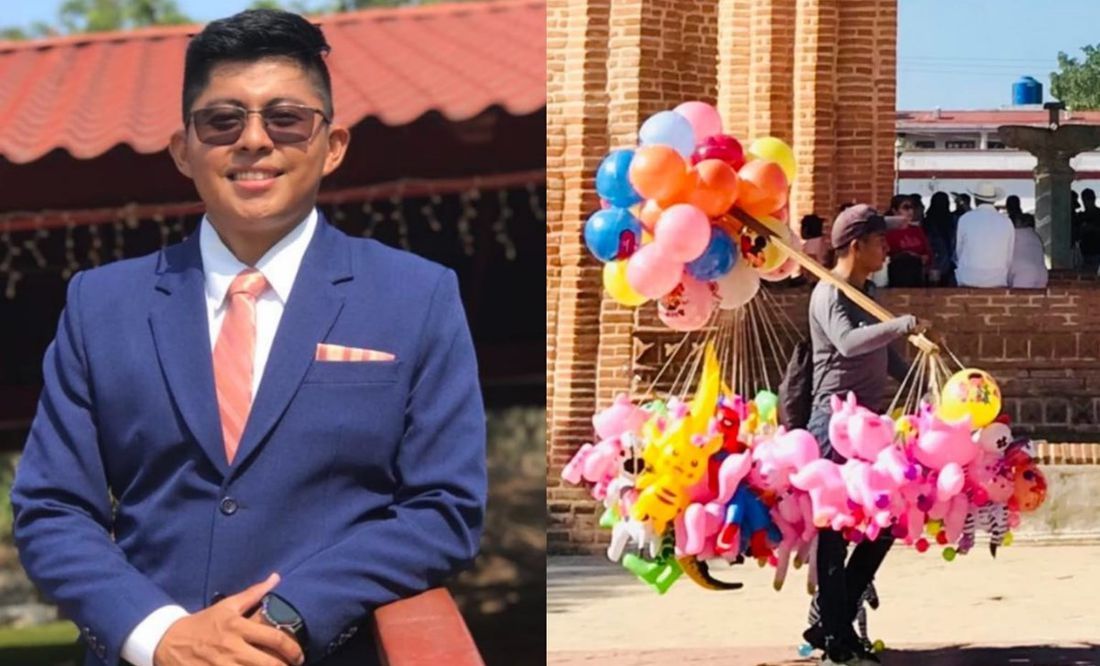 Vendedor de globos se gradúa de la universidad: “Se burlaron de mí, pero no me avergüenzo”