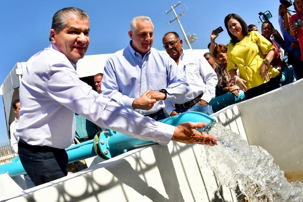 Supervisan MARS y Román Alberto obras hidráulicas