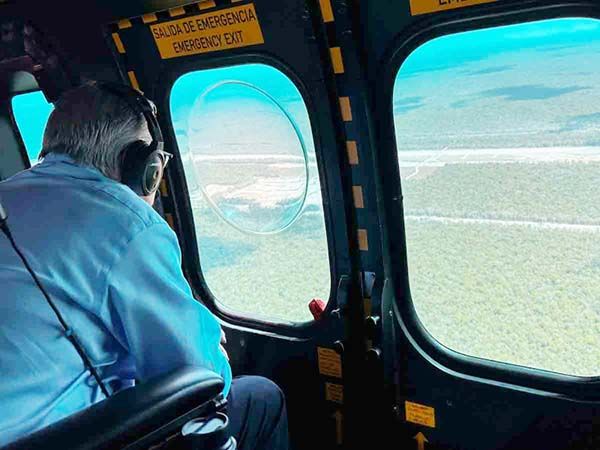 Llueva, truene o relampaguee, inauguraremos el Tren Maya: AMLO