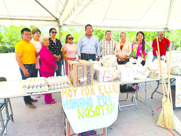 Colectan alimentos para obreros de Altos Hornos