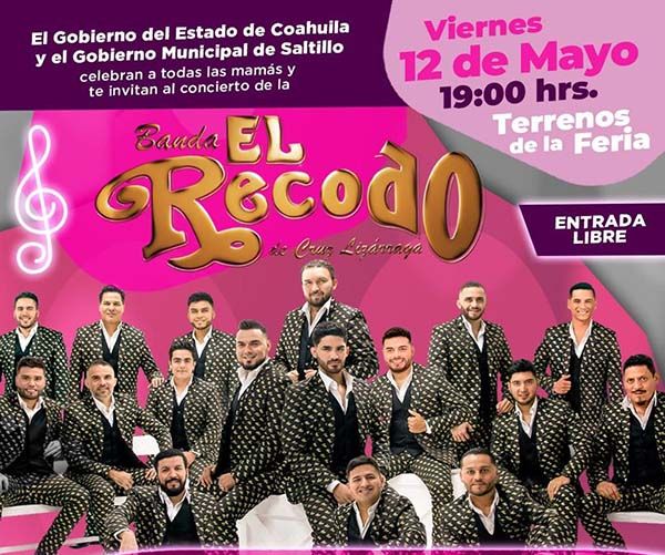 Celebrarán a las mamás con la Banda El Recodo