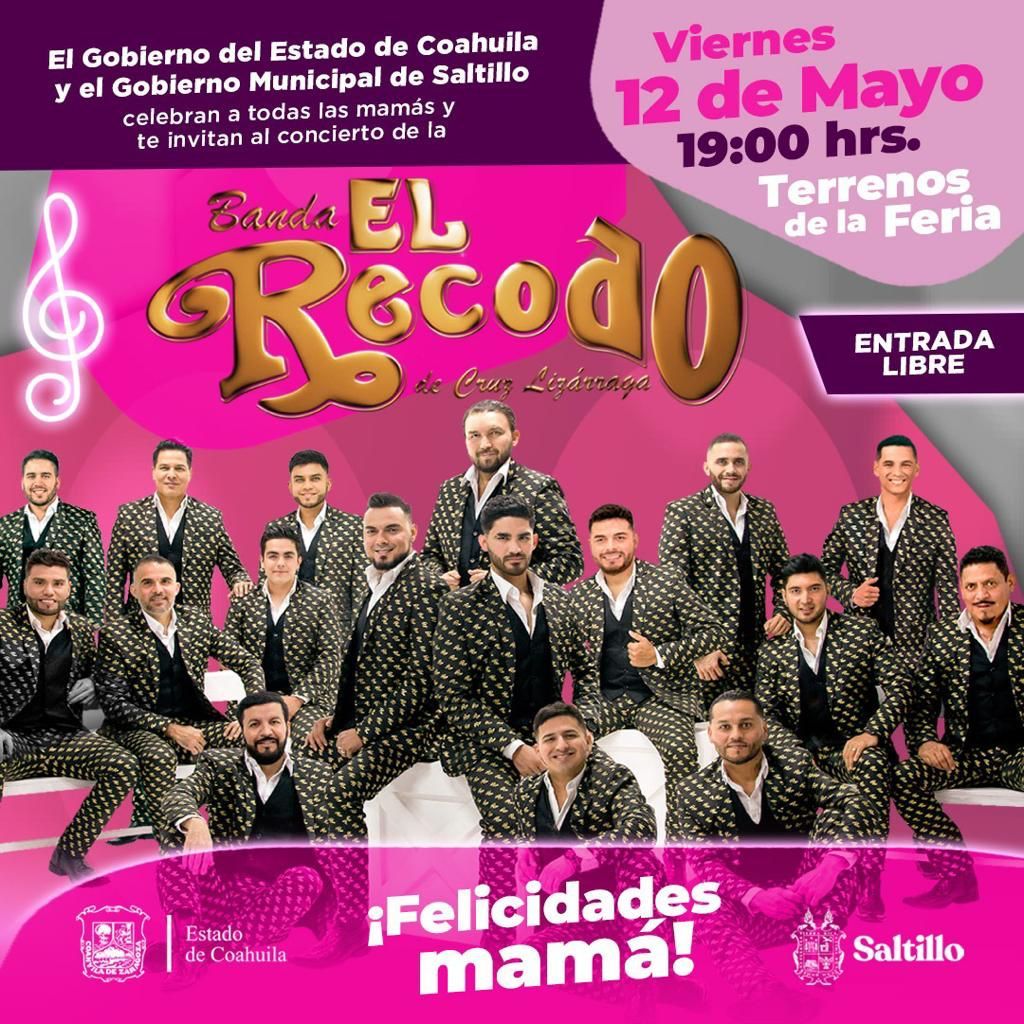Celebrarán a las mamás con la Banda El Recodo