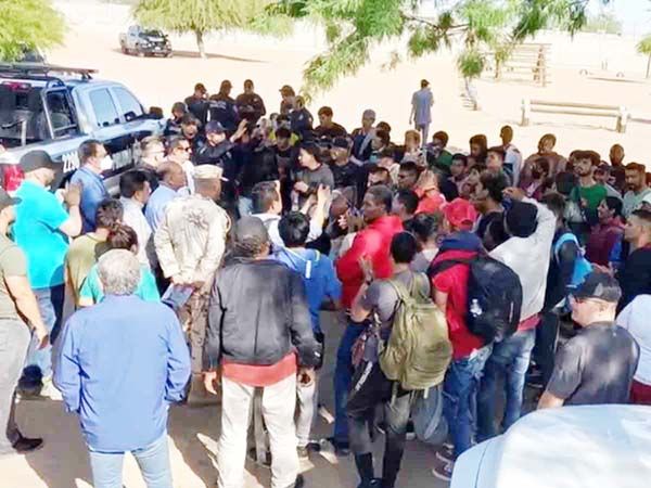 Rescatan a 113 migrantes secuestrados en San Luis Río Colorado