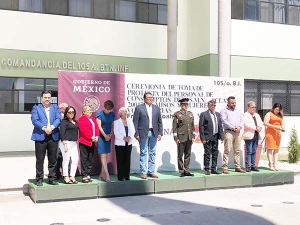 Conmemoran en 105 Batallón el 5 de Mayo