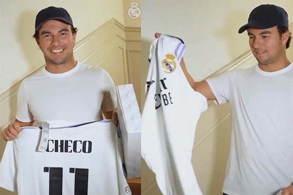 Checo Pérez en modo Champions League