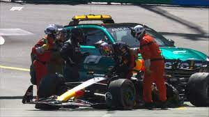 Checo Pérez sufre choque y queda fuera de la qualy del Gran Premio de Mónaco