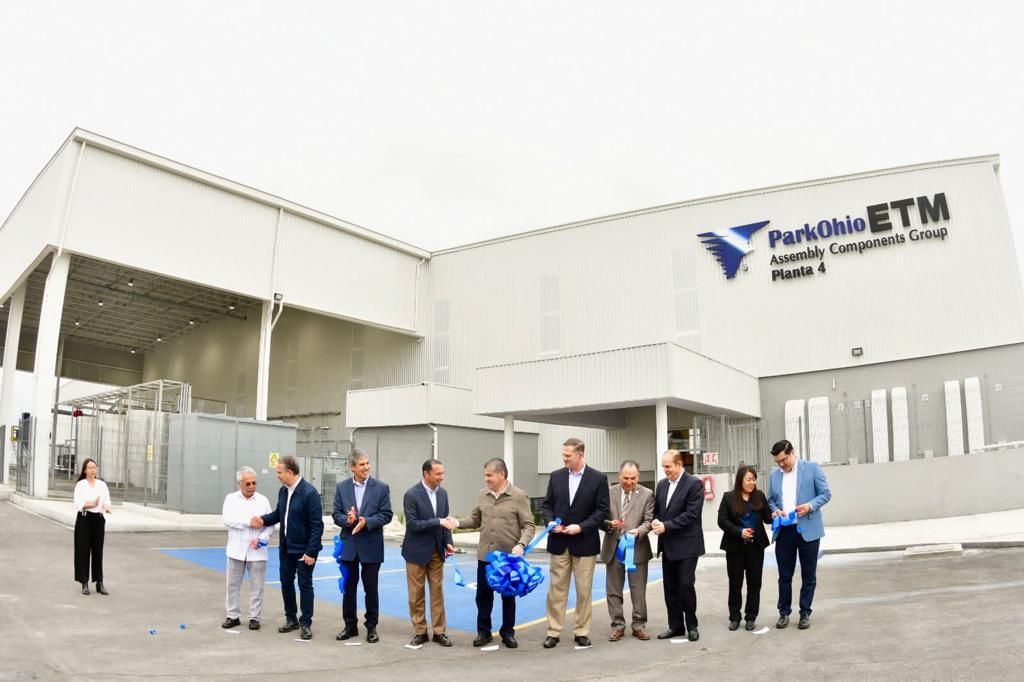 ACOMPAÑA MARS A DIRECTIVOS DE PARK OHIO EN LA INAUGURACIÓN DE LA PLANTA 4