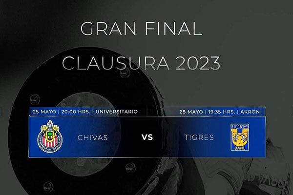 Listos los horarios de la Final entre Chivas y Tigres
