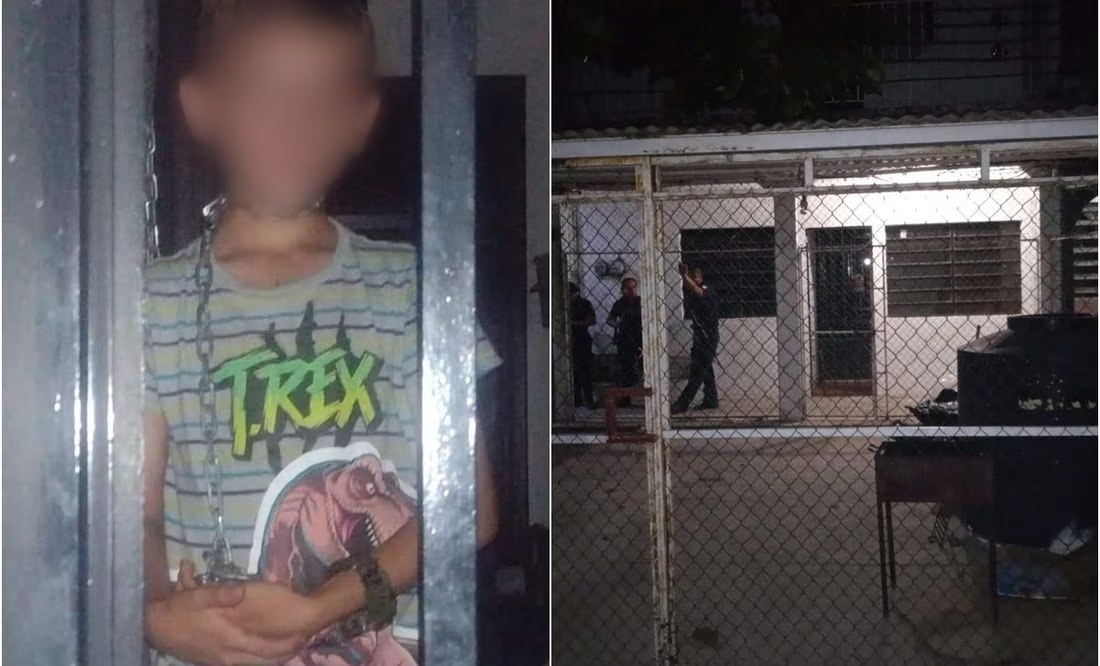 VIDEO. ¡Encadenado y sin comida! Así dejaron mamá y novio al niño Lían en una casa en Tabasco