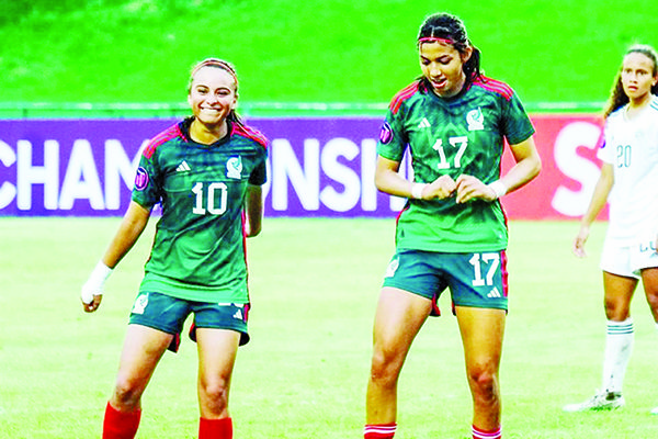 Golea México Femenil Sub-20 y acaba líder de grupo