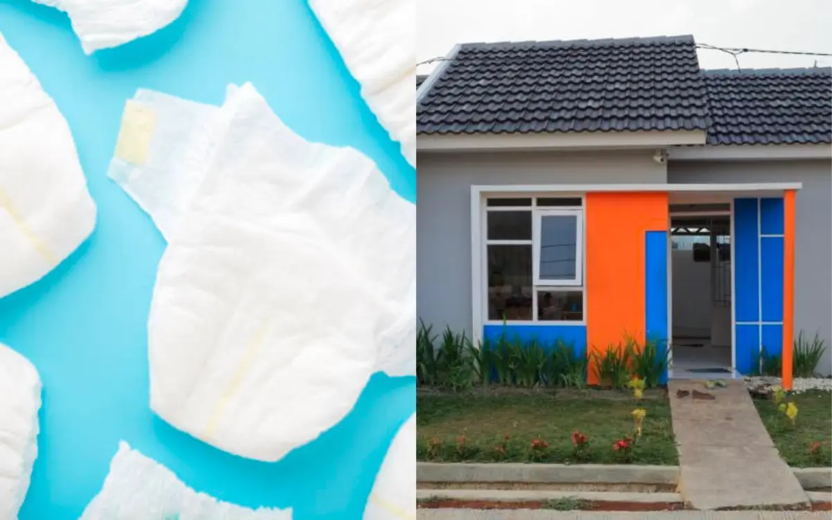 Pañales usados podrían tener una segunda vida… ¡Para construir casas!
