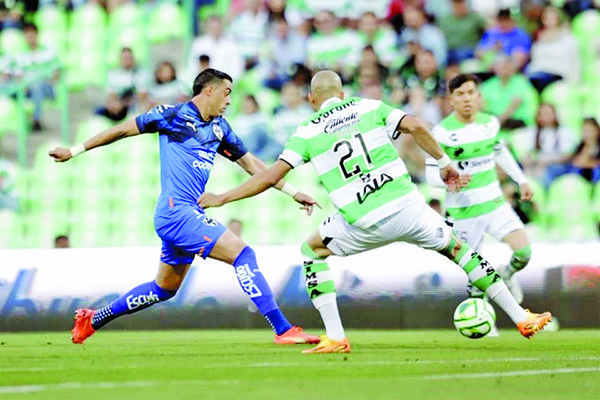 No se hacen daño Rayados y Santos en la ida de Cuartos