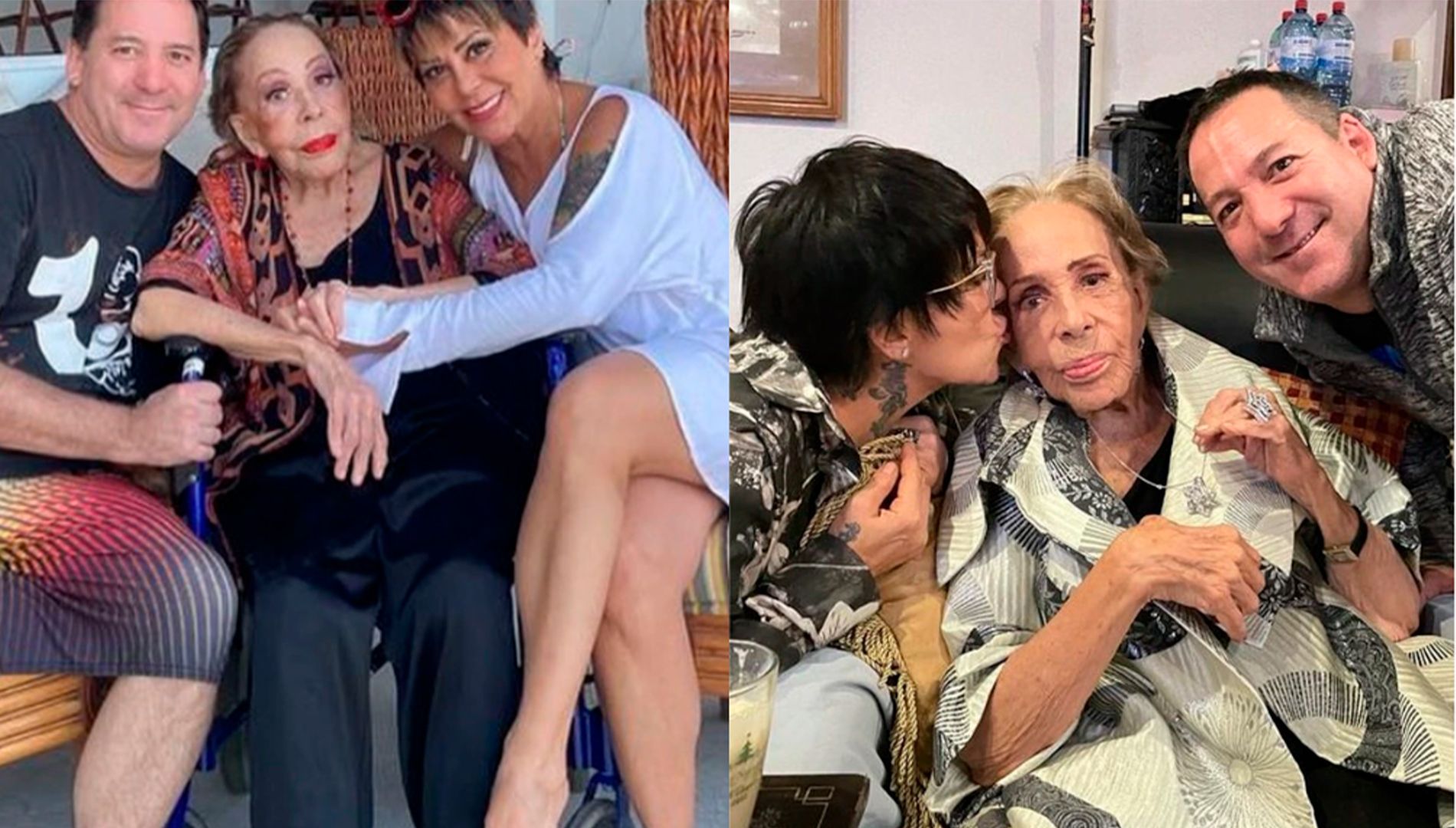 Silvia Pinal celebra el Día de las Madres con Alejandra Guzmán