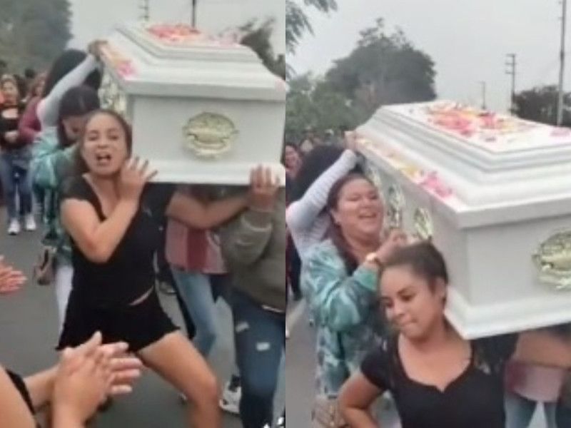 Mujeres despiden a su amiga cargando y bailando con su ataúd; «como a ti te gustaba»