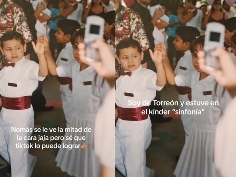 Joven de Torreón pide ayuda en TikTok para encontrar a la que le gustaba en kinder; el final no es el esperado