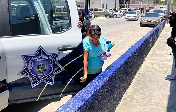 Por robar shampo la mandan al MP