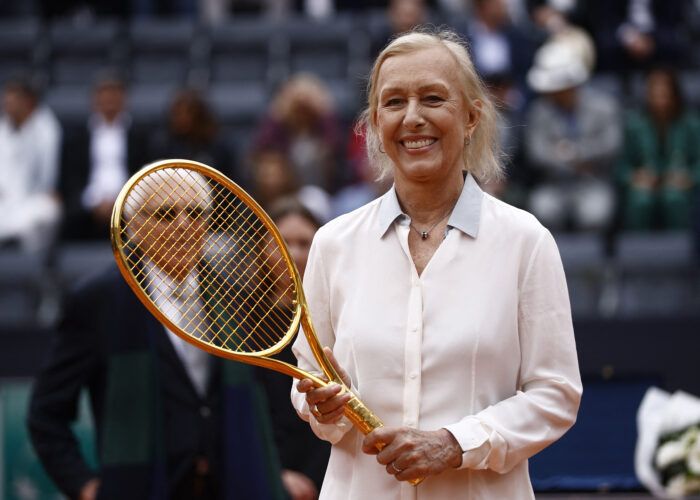 Ex tenista, Martina Navratilova, supera al cáncer de garganta y de mama