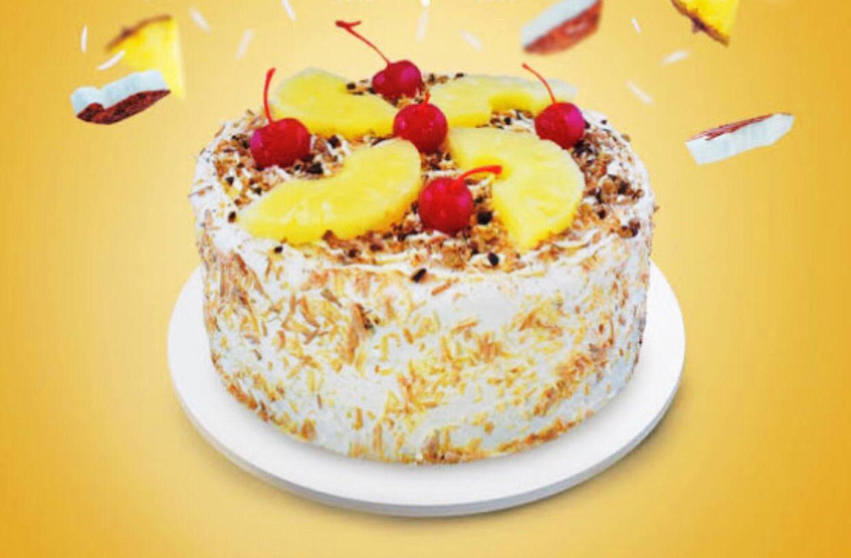 Pastel de Piña Colada del chef Reynaldo Cortés