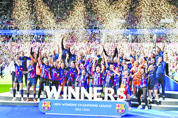 Barcelona Femenil remonta y gana su segunda Champions