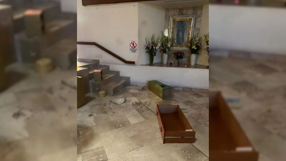 ¡Sacrílegos! Criminales asaltan iglesia en Iztacalco