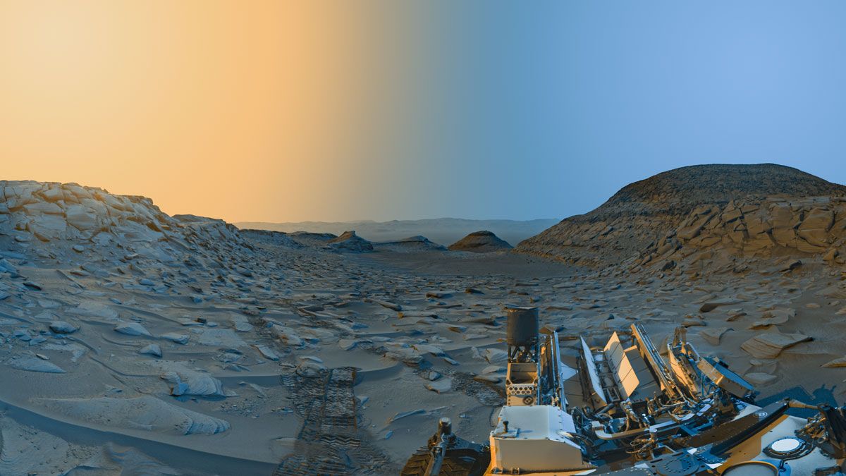 Así se ve una tarde en Marte; NASA comparte FOTO inédita