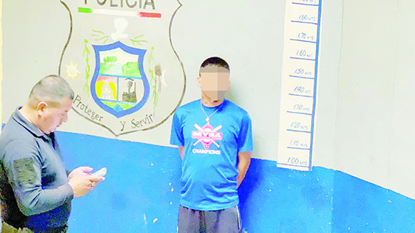 Detienen a joven por agresión a cónyuge