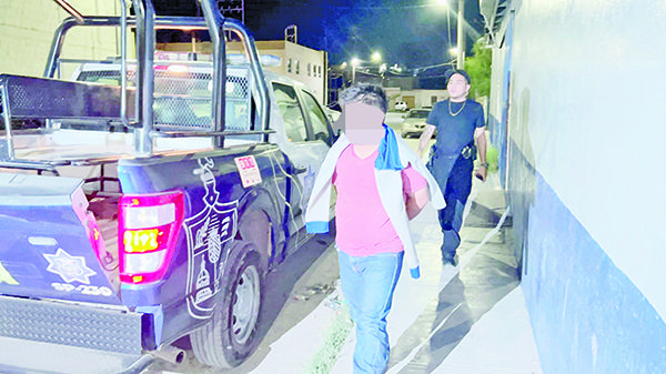 Detienen a joven por agredir a novia