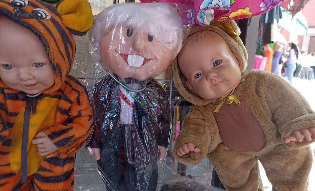 Ya venden por 200 pesos el AMLITO parlante, le aprietas la pancita y repite frases icónicas