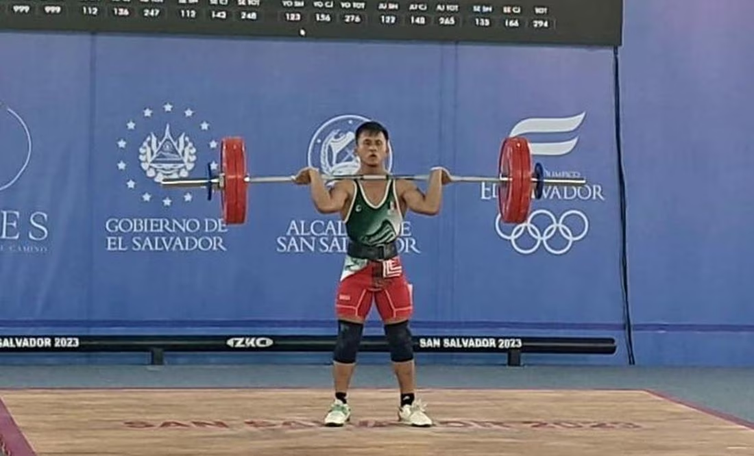 ¡OTRA MEDALLA! El mexicano Juan Barco consigue la plata en halterofilia en los Juegos Centroamericanos