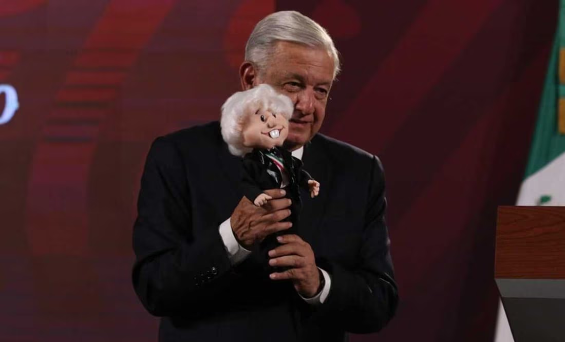 “Me canso ganso”: AMLO presume en su mañanera el AMLITO parlante