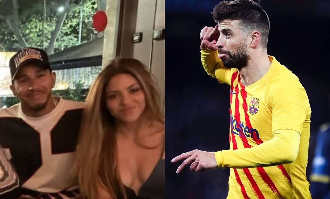 Arremeten usuarios de Twitter contra Gerard Piqué; le recuerdan cuando se burló de Lewis Hamilton