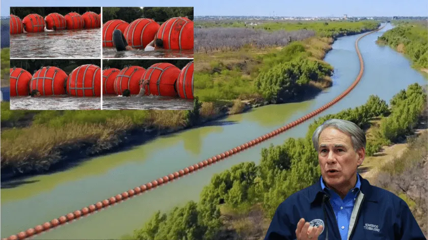 Texas instalará muro fronterizo flotante sobre el Río Bravo, anuncia el gobernador Greg Abbot