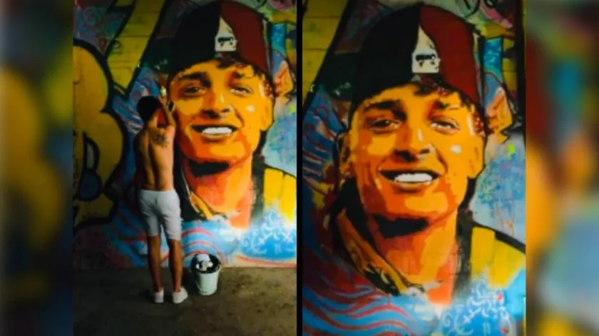 Joven ruso dedica grafiti a Peso Pluma en San Petersburgo: «El arte no ha muerto, ha renacido en México»