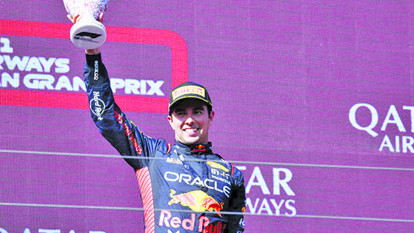Checo Pérez logra el tercer lugar en el Gran Premio de Hungría