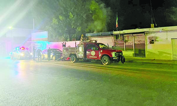 Amenazaba incendio cerca de gasolinera