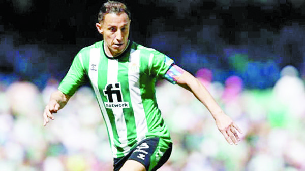 ANDRÉS GUARDADO ES NUEVO CAPITÁN DEL REAL BETIS: «ES UN HONOR Y UNA GRAN RESPONSABILIDAD»