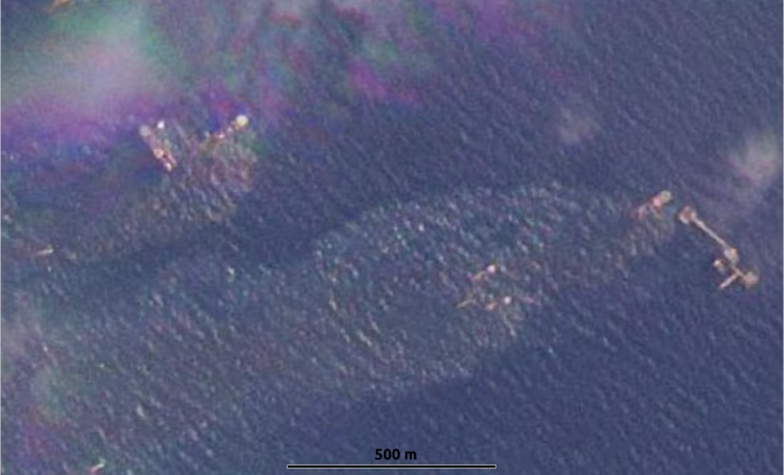 Denuncian ONG un derrame de crudo en Golfo de México; calculan que es de más del doble de la ciudad de Guadalajara