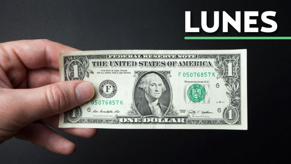 Este es el PRECIO del dólar frente al peso mexicano HOY lunes 24 de julio de 2023